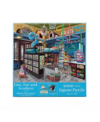 Fins, Fur and Feathers 1000 piece Jigsaw Puzzle for Adults