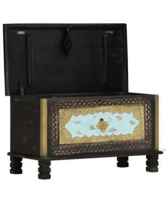 31.5&amp;#x22;x15.7&amp;#x22;x17.7&amp;#x22; Solid Mango Wood Storage Chest