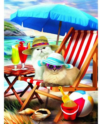 Beach Cats 300 piece Jigsaw Puzzle for Adults