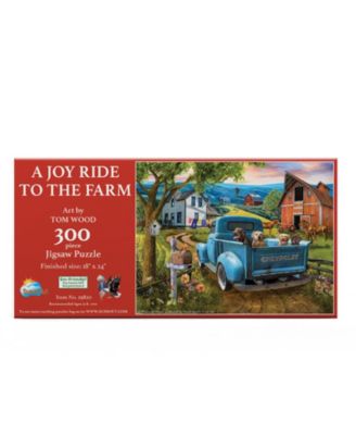 A Joy Ride to the Farm 300 piece Jigsaw Puzzle for Adults
