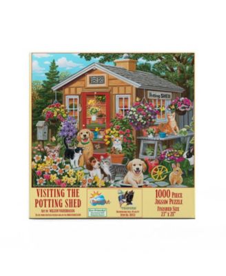 Visiting the Potting Shed 1000 piece Jigsaw Puzzle for Adults
