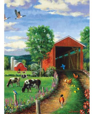 Chickens At the Bridge 500 piece Jigsaw Puzzle for Adults