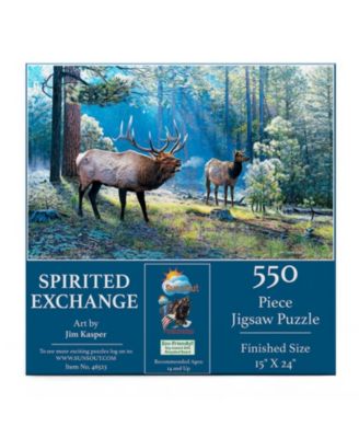 Spirited Exchange 550 piece Jigsaw Puzzle for Adults
