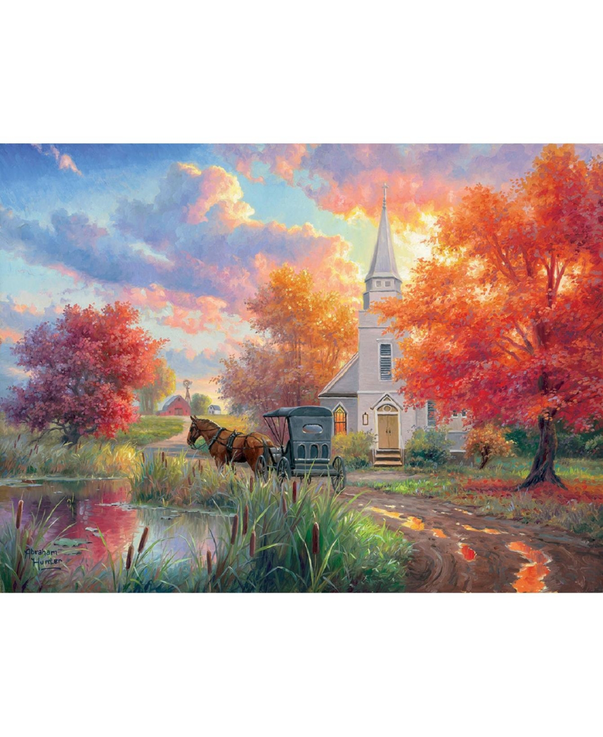 SunsOut Sunday Morning 1000 piece Jigsaw Puzzle for Adults