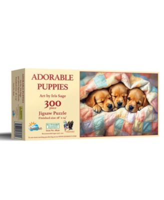 Adorable Puppies 300 piece Jigsaw Puzzle for Adults