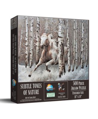 Subtle Tones of Nature 500 piece Jigsaw Puzzle for Adults