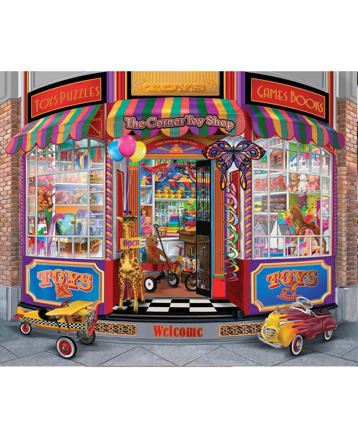 SunsOut The Corner Toy Shop 300 piece Jigsaw Puzzle for Adults