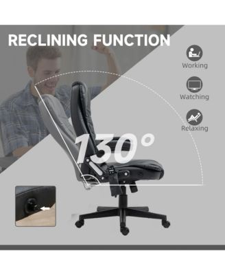 High-Back Vibration Massage Chair, Heating Office Chair,