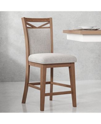 Americana Modern Dining Upholstered Counter Chair Two Pack
