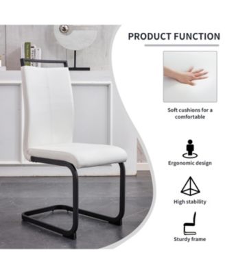 Leather Dining Chair Set of 2