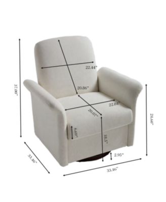 Swivel Barrel Accent Chair