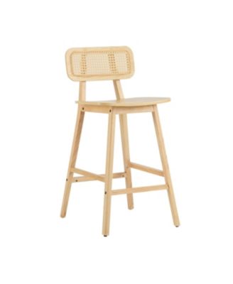Bari Indoor Wood Barstool, Set of 2