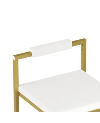 Streamdale Velvet Bar Stools Set of 2