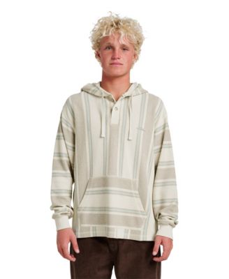 Men's Playa Henley Placket Regular-Fit Hoodie