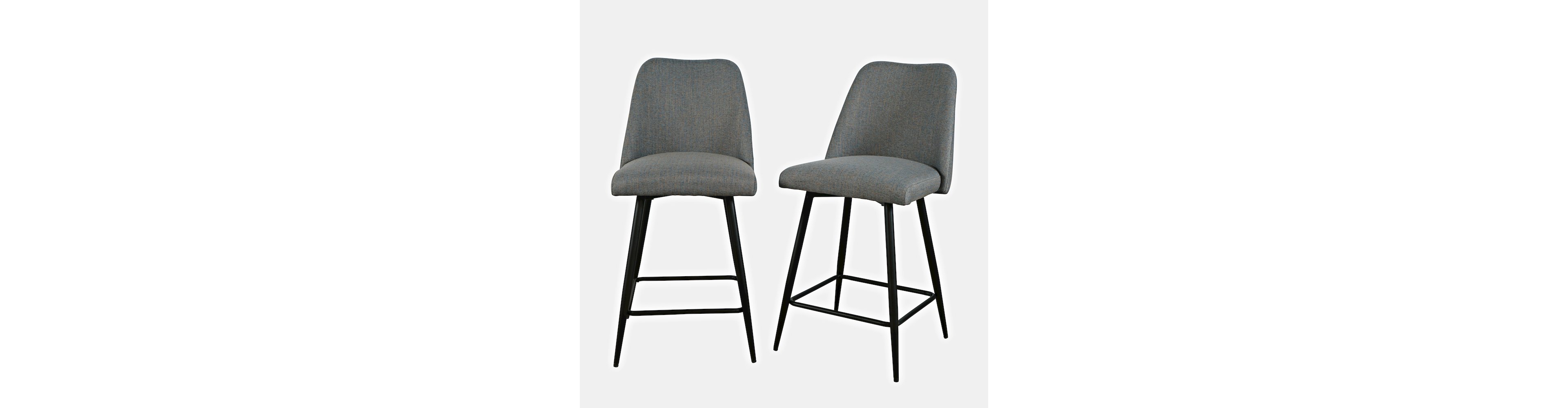 Jofran Macey Contemporary Modern Upholstered Counter Barstool (Set of 2)