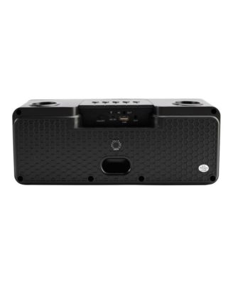 Portable Karaoke Speaker System with 2 Wireless Mics, 20W HiFi Sound, Bluetooth & AUX for Parties and Camping