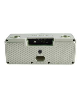 Portable Karaoke Speaker System with 2 Wireless Mics, 20W HiFi Sound, Bluetooth & AUX for Parties and Camping