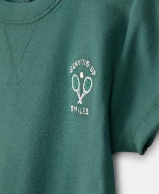 Baby Boys' Tennis Short-Sleeve Romper