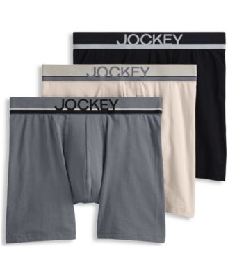 Men's True Style Logo Boxer Briefs, 3-Packs