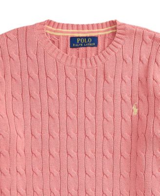 Boys 8-20 Cable-Knit Cotton Sweater