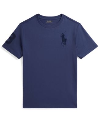 トップス Polo Ralph Lauren Big Pony Polo Ralph Lauren Boys' 8-20 Big Pony Cotton Jersey T-Shirt - Macy's