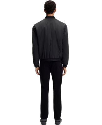 Men's Water-Repellent Soft-Touch Fabric Bomber Jacket