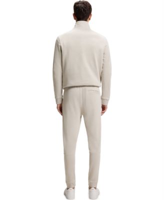 Men's Cotton-Terry Logo Patch Tracksuit Bottoms Pants