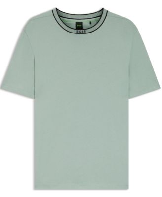 Men's Cotton Logo Crew Neck T-Shirt