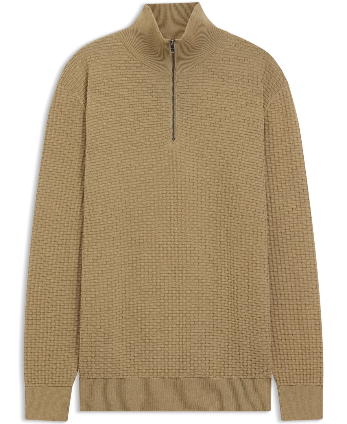 Boss by Hugo Boss Men's Quarter Zip Cotton Sweater
