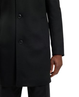Men's Wool Cashmere Slim-Fit Coat