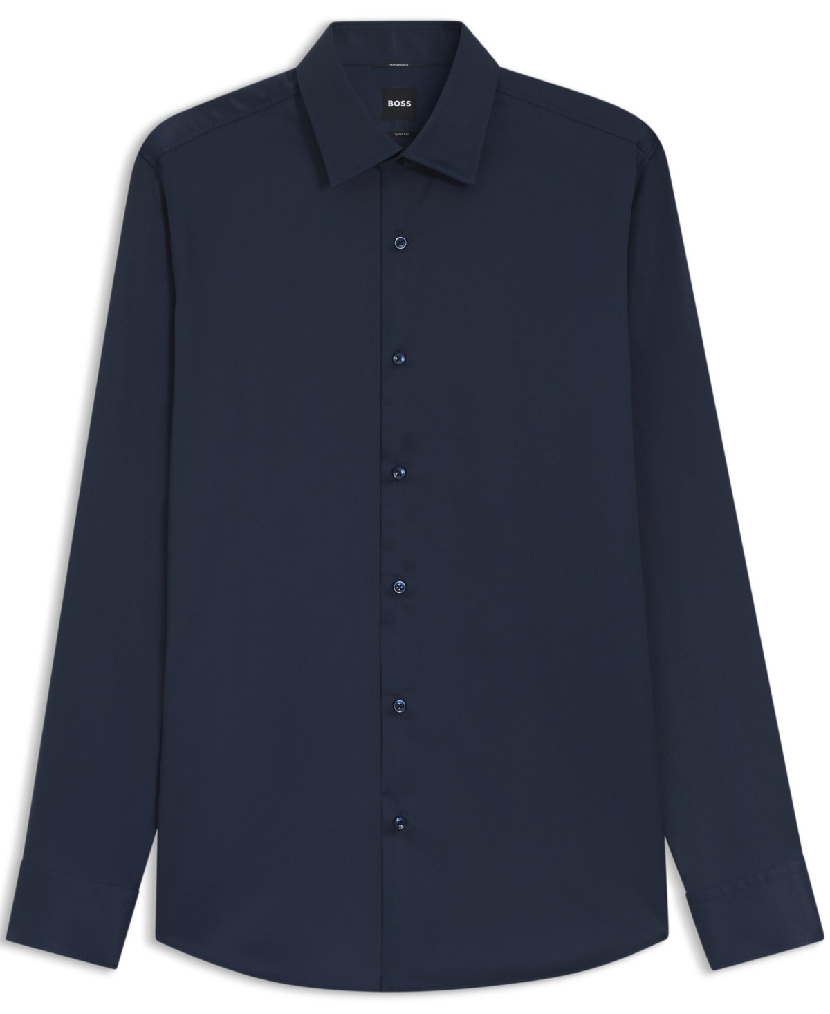 Boss by Hugo Men's Performance-Stretch Twill Slim-Fit Dress Shirt