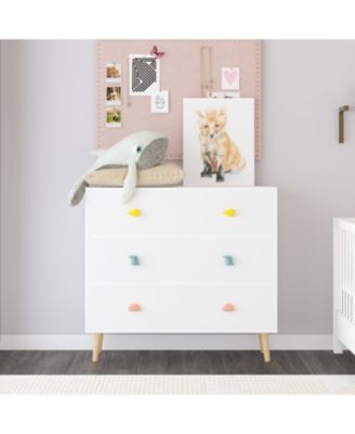 Streamdale Kids 3 Drawer Dresser, Nightstand