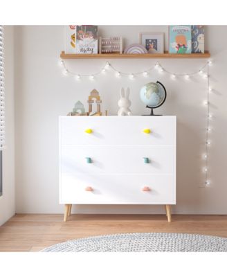 Streamdale Kids 3 Drawer Dresser, Nightstand
