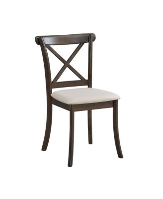 Mid-Century Modern Wood Dining Set (Table + 4 Chairs