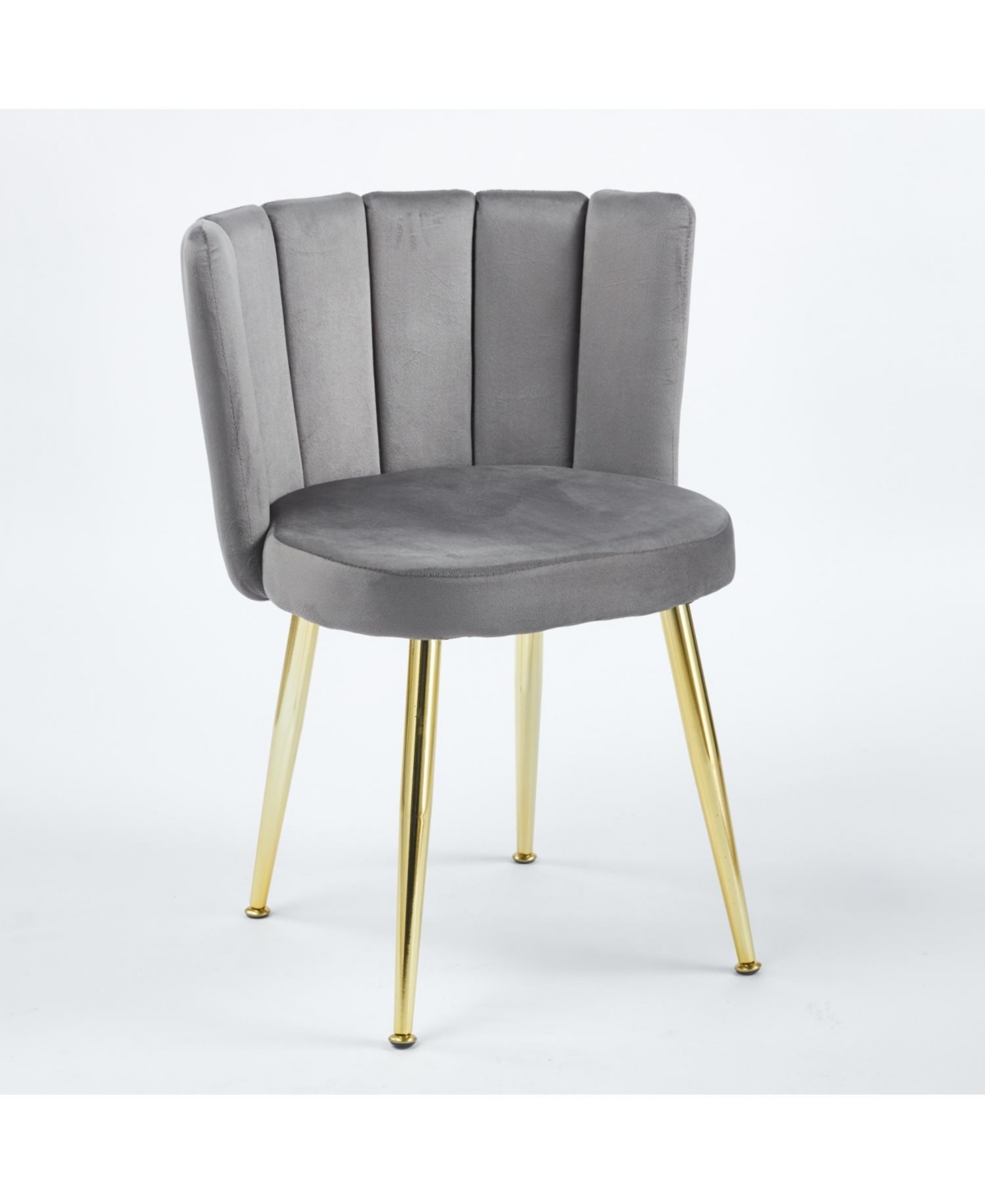 Streamdale Mid-Century Dining Set with Glass Table Top (5 Pieces)