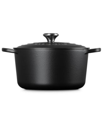 Signature Enameled Cast Iron 6.5 Quart Deep Round Dutch Oven