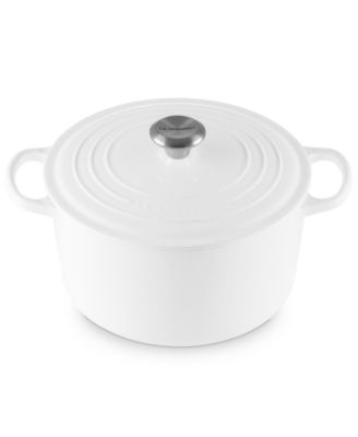 Signature Enameled Cast Iron 6.5-Quart Deep Round Dutch Oven