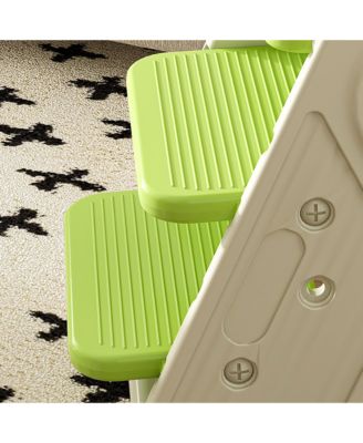 Adjustable High Chair, Toddler Tower, 5-Point Harness, Large Tray