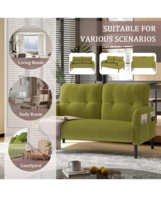 Corduroy Double Sofa - Living Room/Bedroom