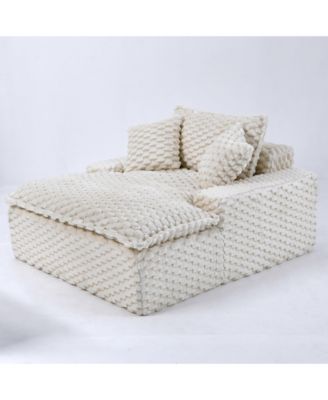 51" Comfort Sofa w/ 2 Pillows & Backrest