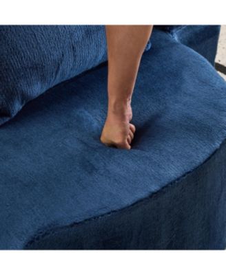 Queen Chenille Foldable Sofa Bed - Convertible Futon Couch