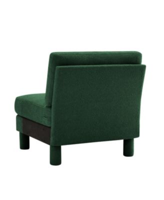 Lucas Armless Sofa W/Pillow Polyester -Green
