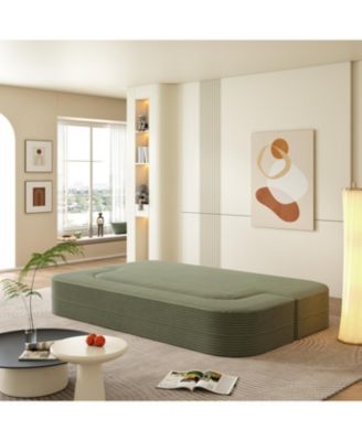 78.7" Modern Foldable Sofa Bed with Blanket & Pillows