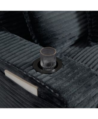 Streamdale Modern Cushioned Sofa Lounge Chair - Dark Gray