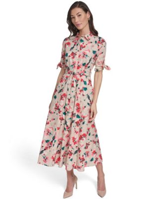 Women's Collared Midi Dress