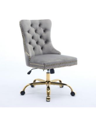 A&A Modern Velvet Home Office Chair