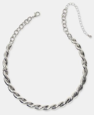 Twist Collar Necklace, 16" + 3" extender