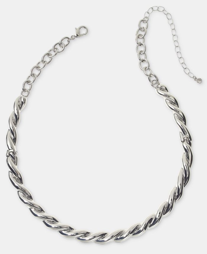 On 34th Twist Collar Necklace, 16" + 3" extender