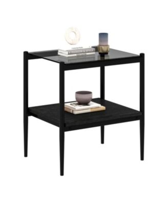 Gray Glass Coffee & End Table Set - Modern Living Room Tables