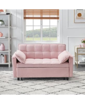 Breathable Modular Sofa Bed with Metal Legs